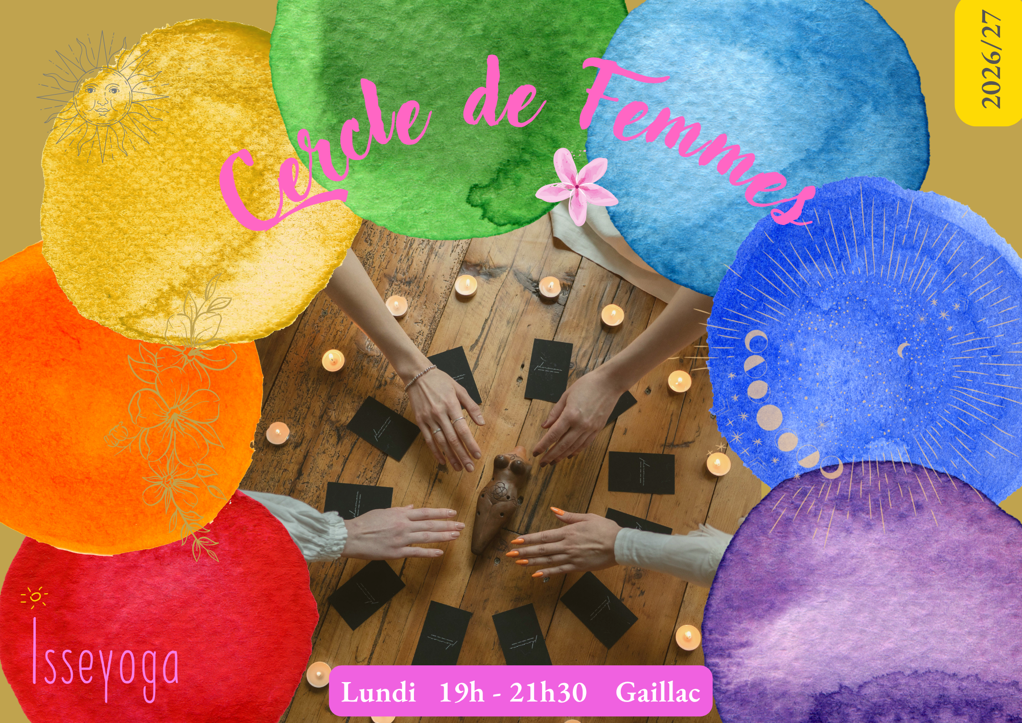 Flyer cercles de femmes à Gaillac